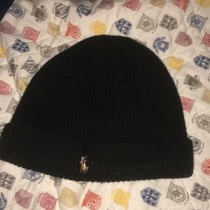 Black Polo Beanie